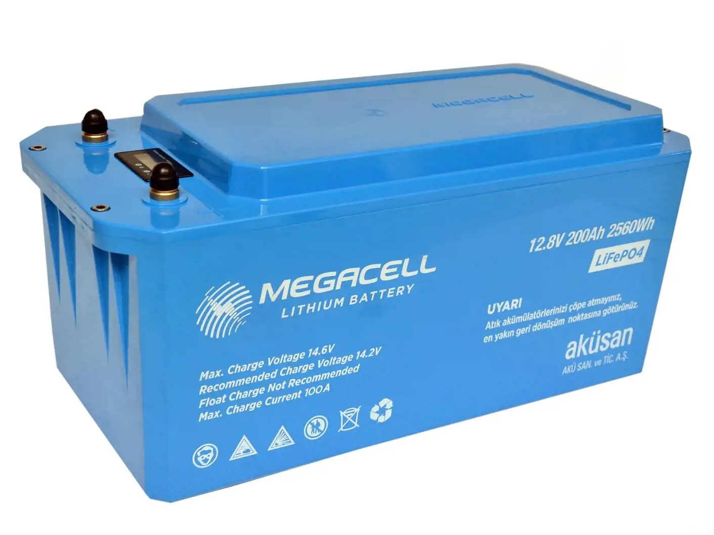 Megacell 200Ah Lityum LiFePO4 Akü